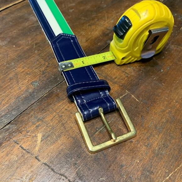 James Kenrob 60's retro mod patent leather belt - Picture 4 of 8